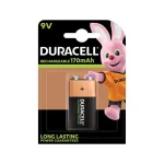 Duracell Recharge Ultra Επαναφορτιζόμενη Μπαταρία 9V Ni-MH 170mAh 1τμχ - Image 2