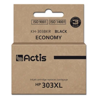 Actis Συμβατό Μελάνι Εκτυπωτή InkJet HP 303XL T6N04AE 600 Σελίδων 20ml Μαύρο 1τμχ