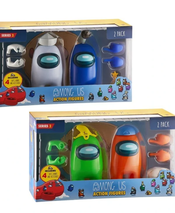 PMI Παιχνίδι Μινιατούρα Among Us Action Figures (2 Pack) Among Us 17εκ. (Διάφορα Σχέδια) 1τμχ