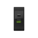 Green Cell Φορτιστής Χωρίς Καλώδιο με Θύρα USB-A και Θύρα USB-C 45W Power Delivery / Quick Charge 3.0 Μαύρος (CHAR10) CHAR10 - Image 3