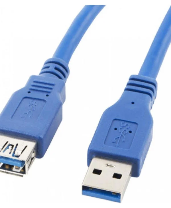 Lanberg USB 3.0 Cable USB-A male - USB-A female Μπλε 1.8m (CA-US3E-10CC-0018-B) CA-US3E-10CC-0018-B