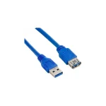 Lanberg USB 3.0 Cable USB-A male - USB-A female Μπλε 1.8m (CA-US3E-10CC-0018-B) CA-US3E-10CC-0018-B - Image 3