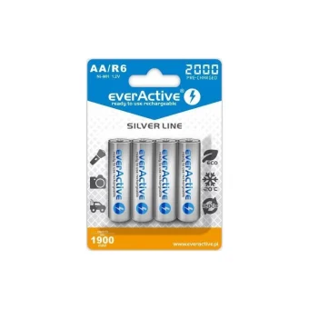 everActive Silver Line Επαναφορτιζόμενες Μπαταρίες AA Ni-MH 2000mAh 1.2V 4τμχ