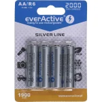 everActive Silver Line Επαναφορτιζόμενες Μπαταρίες AA Ni-MH 2000mAh 1.2V 4τμχ - Image 2