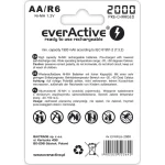 everActive Silver Line Επαναφορτιζόμενες Μπαταρίες AA Ni-MH 2000mAh 1.2V 4τμχ - Image 3