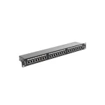 Lanberg Patch Panel Shielded για Rack 1U 19" 24 Θυρών cat6 Μαύρο - Image 4
