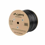Lanberg U/UTP Cat.6 Καλώδιο Δικτύου Ethernet χωρίς ακροδέκτες 305m Μαύρο 1τμχ
