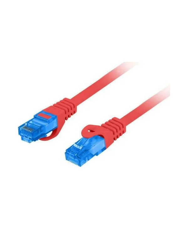 Lanberg S/FTP Cat.6a Καλώδιο Δικτύου Ethernet 1m Κόκκινο 1τμχ