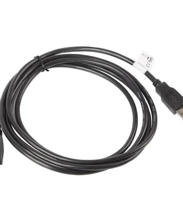 Lanberg USB 2.0 Cable USB-A male - USB-B male 5m (CA-USBA-10CC-0050-BK) CA-USBA-10CC-0050-BK