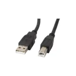 Lanberg USB 2.0 Cable USB-A male - USB-B male 5m (CA-USBA-10CC-0050-BK) CA-USBA-10CC-0050-BK - Image 2