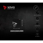 Savio Precision Control Gaming Mouse Pad 250mm Μαύρο - Image 6