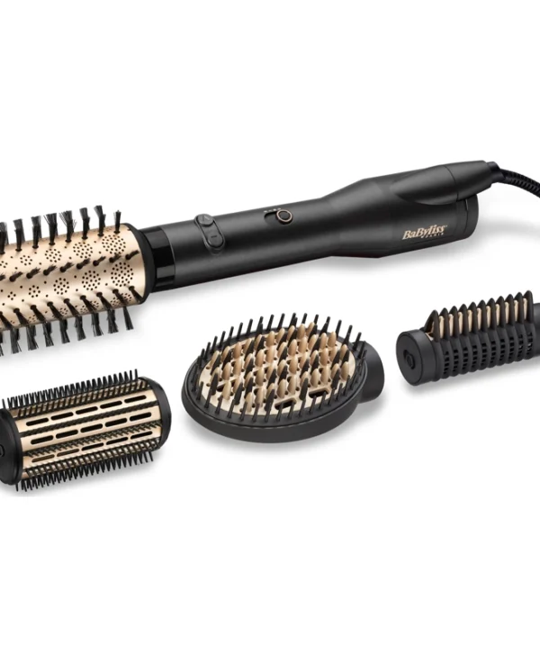 Babyliss Big Hair Luxe Κεραμική Ηλεκτρική Βούρτσα με Αέρα & Περιστρεφόμενη Κεφαλή για Ίσιωμα και Μπούκλες 650W