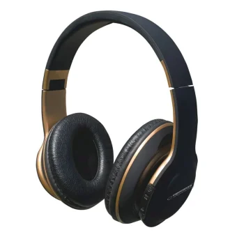 Esperanza EH220 Ασύρματα Bluetooth Over Ear Ακουστικά με 5 ώρες Λειτουργίας Μαύρα EH220