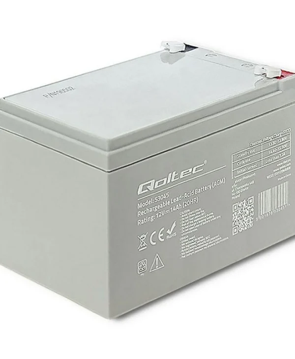 Qoltec Μπαταρία UPS με Χωρητικότητα 14Ah και Τάση 12V 53045 1τμχ 53045