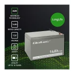 Qoltec Μπαταρία UPS με Χωρητικότητα 14Ah και Τάση 12V 53045 1τμχ 53045 - Image 4