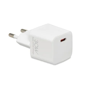 iBox Φορτιστής Χωρίς Καλώδιο με Θύρα USB-C 30W Power Delivery Λευκός (C-38)