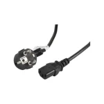 Lanberg IEC C13 - Schuko Cable 5m Μαύρο CA-C13C-11CC-0050-BK CA-C13C-11CC-0050-BK
