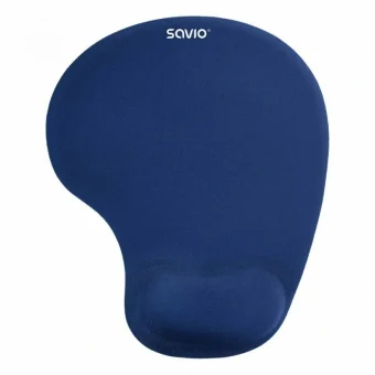 Savio MP-01NB Mouse Pad 230mm με Στήριγμα καρπού Μπλε