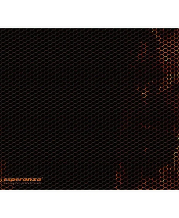 Esperanza Flame Maxi Gaming Mouse Pad Large 400mm Μαύρο