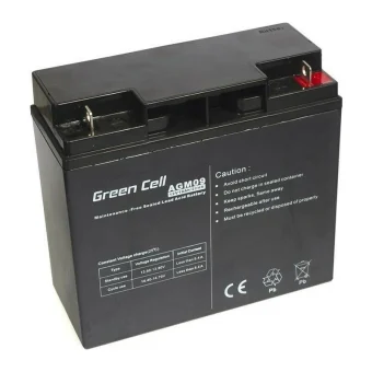 Green Cell Μπαταρία UPS με Χωρητικότητα 18Ah και Τάση 12V AGM09 1τμχ AGM09