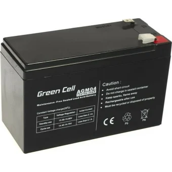 Green Cell Μπαταρία UPS με Χωρητικότητα 7Ah και Τάση 12V AGM04 AGM04
