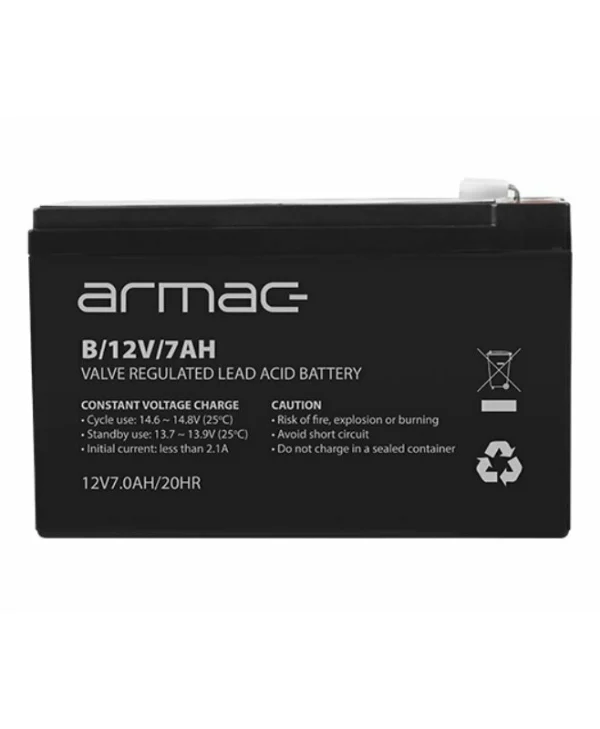 Armac Μπαταρία UPS με Χωρητικότητα 7Ah και Τάση 12V B/12V/7AH 1τμχ B/12V/7AH