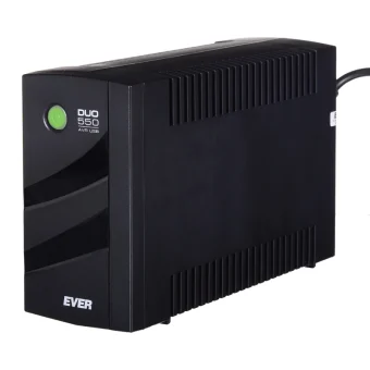 Ever Ever Duo 550 AVR FR UPS Line-Interactive 550VA 330W με 4 Schuko Πρίζες