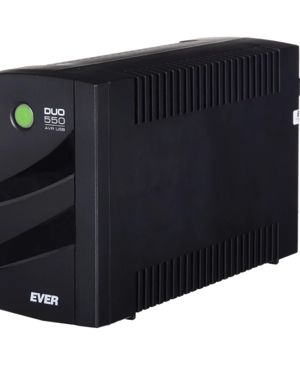Ever Ever Duo 550 AVR FR UPS Line-Interactive 550VA 330W με 4 Schuko Πρίζες