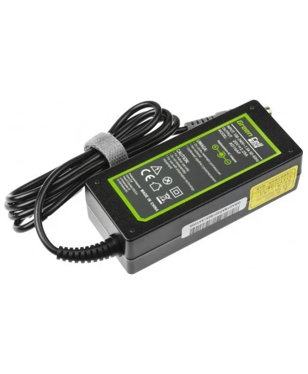 Green Cell Φορτιστής Laptop 65W 20V 3.25A για Lenovo με Αποσπώμενο Καλώδιο Τροφοδοσίας