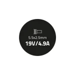Qoltec Φορτιστής Laptop 90W 19V 4.9A για Toshiba χωρίς Καλώδιο Τροφοδοσίας - Image 3