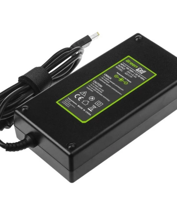 Green Cell Φορτιστής Laptop 170W 20V 8.5A για Lenovo με Αποσπώμενο Καλώδιο Τροφοδοσίας