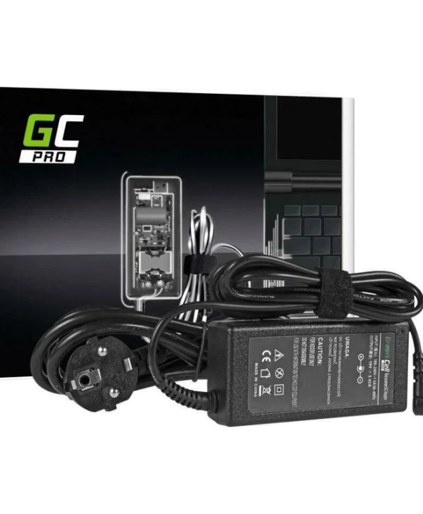 Green Cell PRO Φορτιστής Laptop 65W 19V 3.42A για Acer με Αποσπώμενο Καλώδιο Τροφοδοσίας