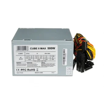 iBox Cube II 500W Γκρι Τροφοδοτικό Υπολογιστή Full Wired