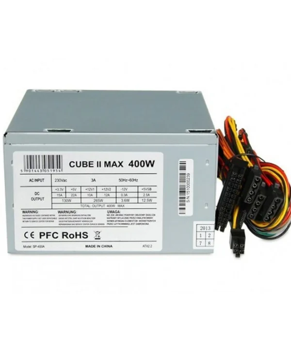 iBox Cube II 400W Γκρι Τροφοδοτικό Υπολογιστή Full Wired