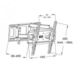 Art AR-51 Επιτοίχια έως 60" και 50kg AR-51 - Image 7