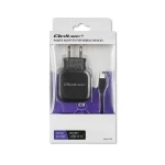 Qoltec Φορτιστής με 2 Θύρες USB-A και Καλώδιο USB-C 17W Μαύρος (50188) 50188 - Image 7