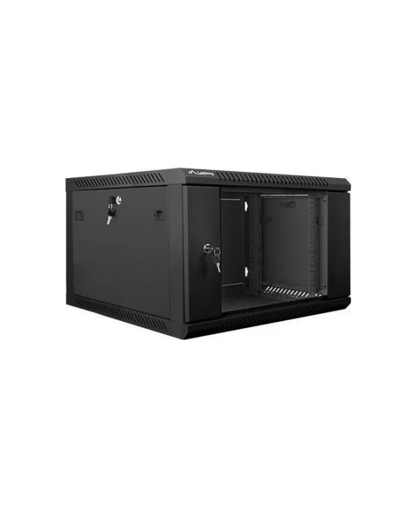 Lanberg Επιτοίχια Καμπίνα Rack 6U 60x60x37.9cm Μαύρο WF01-6606-10B WF01-6606-10B