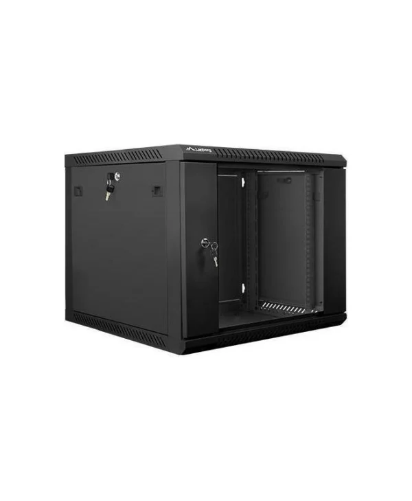 Lanberg Επιτοίχια Καμπίνα Rack 9U 60x55x51.23cm Μαύρο WF01-6609-10B WF01-6609-10B