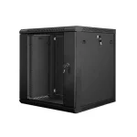 Lanberg Επιτοίχια Καμπίνα Rack 12U 60x60x64cm Μαύρο WF01-6612-10B WF01-6612-10B