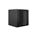 Lanberg Επιτοίχια Καμπίνα Rack 12U 60x60x64cm Μαύρο WF01-6612-10B WF01-6612-10B - Image 2