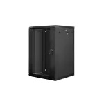Lanberg Επιτοίχια Καμπίνα Rack 18U 60x60x90.7cm Μαύρο WF01-6618-10B WF01-6618-10B - Image 2
