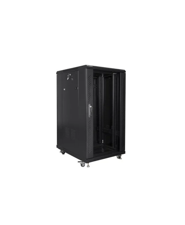 Lanberg Επιδαπέδια Καμπίνα Rack 22U 19" 60x60x115.9cm Μαύρο FF01-6822-12B FF01-6822-12B