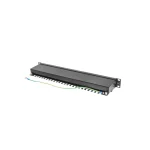 Lanberg Patch Panel Shielded για Rack 1U 19" 24 Θυρών cat5e Μαύρο - Image 4