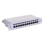 Lanberg Patch Panel Shielded για Rack 1U 10" 12 Θυρών cat6 Γκρι - Image 3