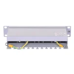 Lanberg Patch Panel Shielded για Rack 1U 10" 12 Θυρών cat6 Γκρι - Image 6