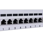 Lanberg Patch Panel Shielded για Rack 1U 10" 12 Θυρών cat6 Γκρι - Image 7