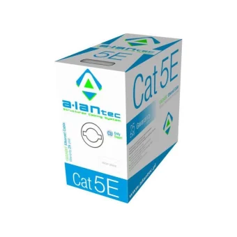 A-LAN U/UTP Cat.5e Καλώδιο Δικτύου Ethernet χωρίς ακροδέκτες 305m Γκρι 1τμχ