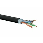 A-LAN F/UTP Cat.5e Καλώδιο Δικτύου Ethernet χωρίς ακροδέκτες 305m Μαύρο 1τμχ - Image 3