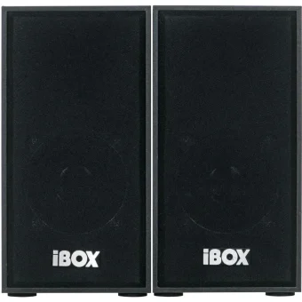 iBox IGLSP1 Ηχεία Υπολογιστή 2.0 με Ισχύ 10W σε Μαύρο Χρώμα