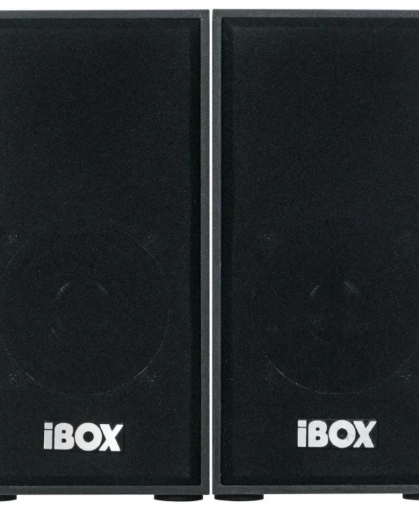iBox IGLSP1 Ηχεία Υπολογιστή 2.0 με Ισχύ 10W σε Μαύρο Χρώμα